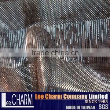 Silver Wire Metallic Organza Fabric