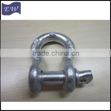 American type bow silver shackle