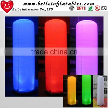 3mH indoor Decorative inflatable lighted column