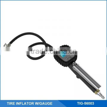 LCD Blue Digital Tire Inflator With Pressure Gauge Tire Repair Tool,W/ Air Deflating Function