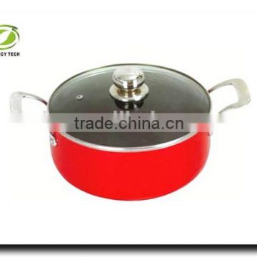 Stock Pot Type Aluminum Non Stick Coating Casserole Dish with LId
