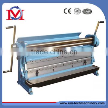 Industry Manual Combination 3-in-1 Machine of Shearing Bending & Rolling Machine for sale