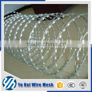 hot dipped galvanized concertina razor barbed wire for sales price