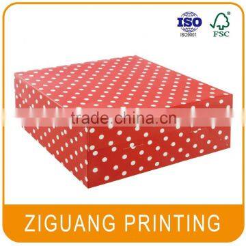 Customized rigid cardboard box