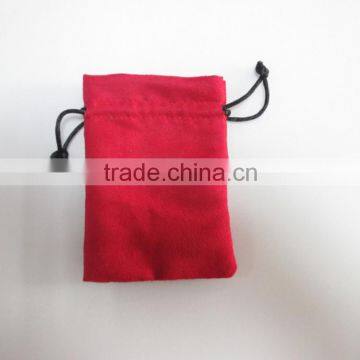 Customized logo microfiber Alibaba china favorable suede pouch