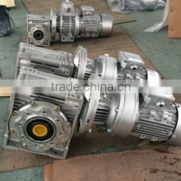 China Manufacturer RV Series Worm Gear Reducer NMRV motor gearbox