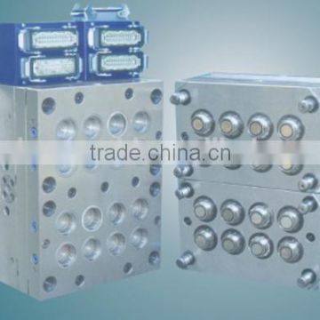 Multi Cavity S136 Stainless Steel HRC 48-52 Plastic Injection Cap Mould