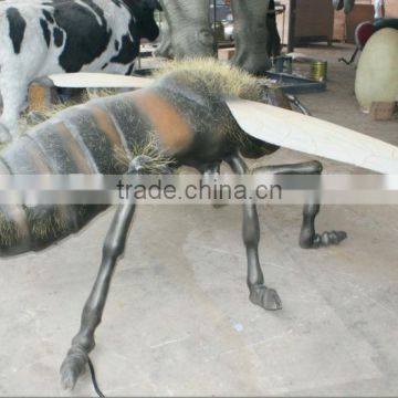 Life size artificial with moving bee for exhibition