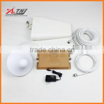 Hot sale 2g /3g/ 4g repeater dual band 1800/2100 networks mobile signal booster amplifier with full kits