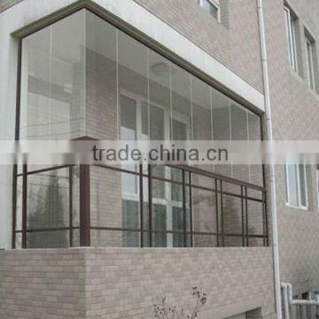 6.38mm laminated glass awning with CE test