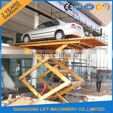 3t scissor underground lift for cars