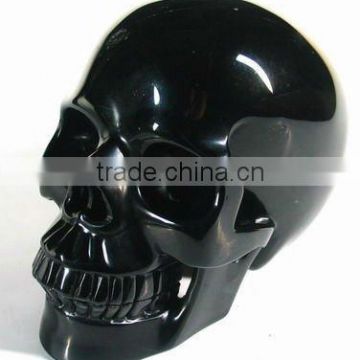 Natural Artistic Black Obsidian Skull