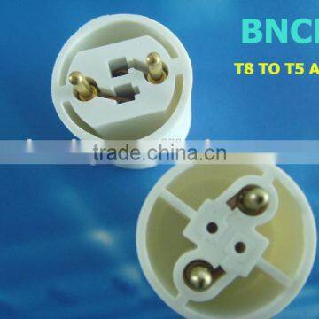 lamp base T8 to T5 adapter converter holder adapter