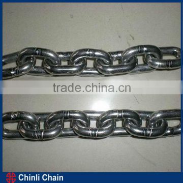 Standard Stainless Steel Chain link chain, medium link chain, DIN764 SS 304 chains