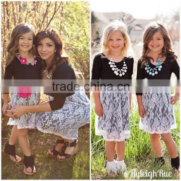 Mother and daughter clothes, family same clothes for mommy and me ,mother and daughter dress design