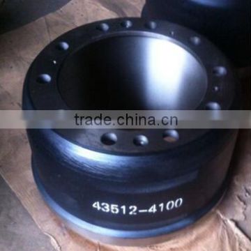 43512-4100 high quality truck brake drum for hino