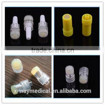 Disposable transparent luer lock injection heparin cap For I.V Catheter