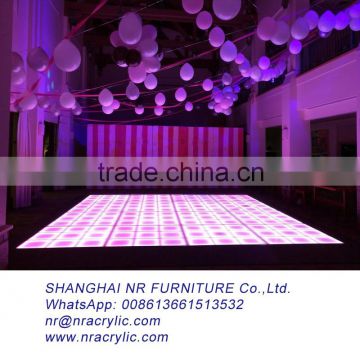 interactive led dance floor for stage/wedding/disco light