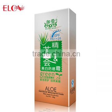 Aloe essential oil whitening sun cream,SPF 25