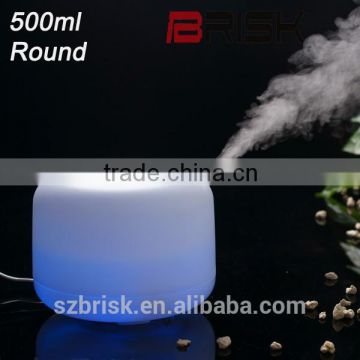500ml Aroma Diffuser Ultrasonic Humidifier LED Color Changing Lamp Light Ionizer BK-EG-FD04