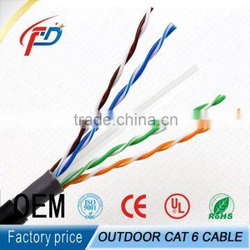 outdoor waterproof cat 6a network cable