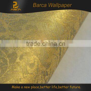 China manufacturer waterproof metallic foil and beauty wallpaper
