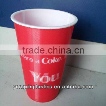 disposable promotion gift plastic Cocacola cup