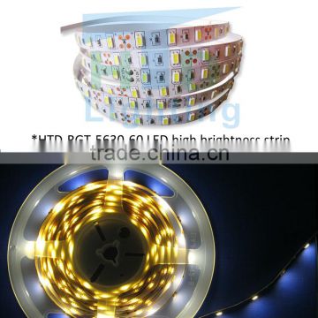 3-LED Cuttable strip light 5730smd led strip 12V 60leds/m Epistar 5630 smd led