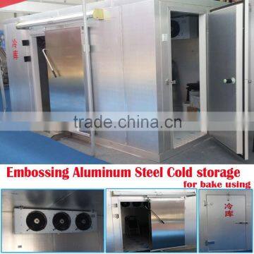 Aluminum steel cold storage apply in bakery