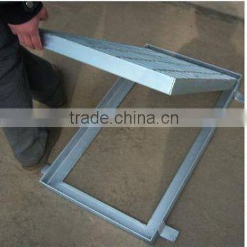 China supplier Jiuwang Cover Type galvanized channel drainage grating