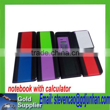 mini cheap brand custom notebook with pen calculator