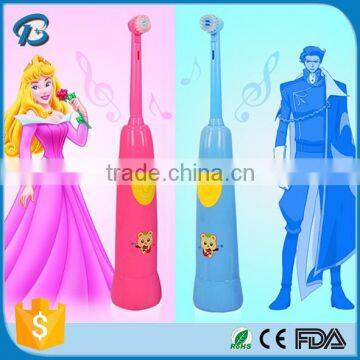 China supplier sonic electric toothbrush / kids flashing toothbrush MT003