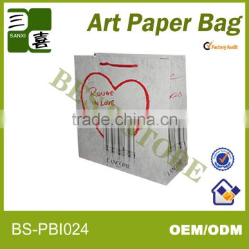 Upmarket brand paper cosmetic bag on sale