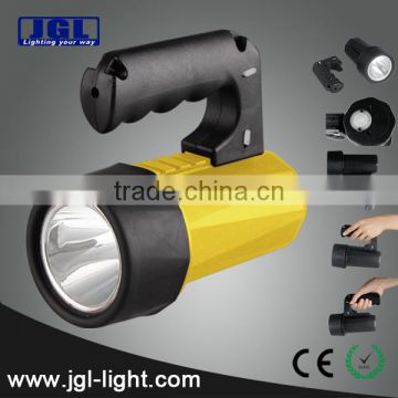 China Factory rechargeable hand grip led explosion proof high power led searchlight cree torch emergency spotlight
