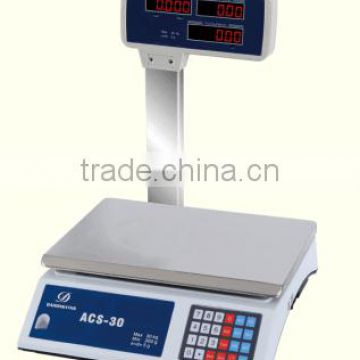 Electronic Price Weighing Computing Scale with Pole