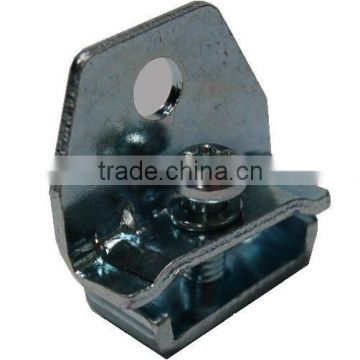 TS-0021 Steel Zinc Plating Insulating Din Rail End Bearing Bracket