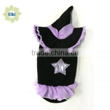 Halloween Pet Cosplay Witch Costume Dog Clothes