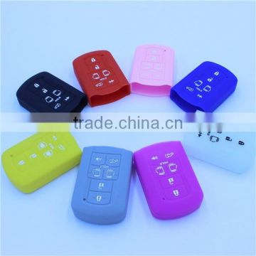 7 buttons silicone car key case, key jackets for toyota. silicone car key cover