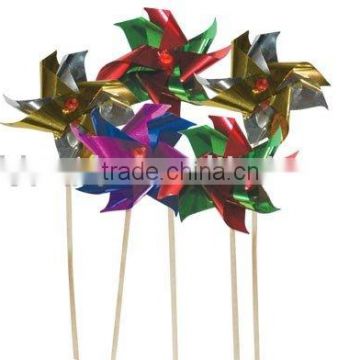 decorative pinwheel party picks