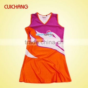 Cheap netball dress&netball jersey&baseball jersey dress