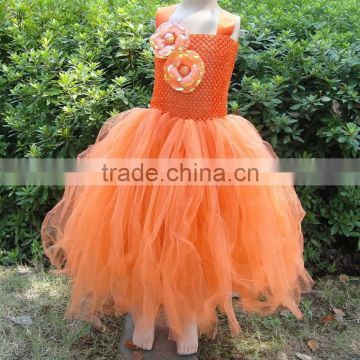 New design little baby tutus with flower dress china wholesale