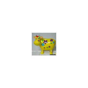 mulity colour cow money box( coin bank, saving bank)