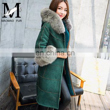 High Quality Fashion Custom Plain Genuine Leather Jacket Women Sheep Skin Jacket