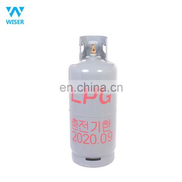Lpg gas cylinder 20kg cooking household kitchen propane tank china supply