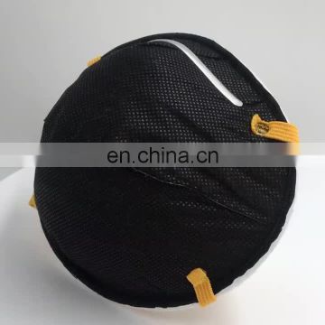 Custom made Logo Reusable Anti Dust Black Non Woven Mouth and Nose Filter mining dust Mask