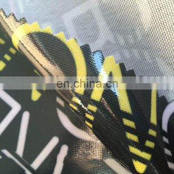 Tpe Laminated Polyester Oxford Fabric 600D For Bag Material and shower curtain