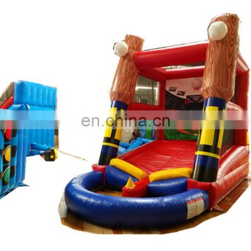 Customized cheap popular kids portable inflatable flying ball hunting score match games for sale