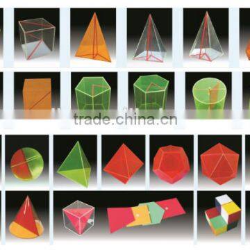 24pcs high quality Acrylic solid Geometry Models set