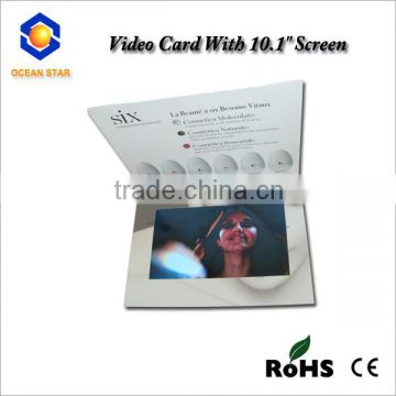 Customized Portable touch screen video party/wedding/anniversary/advertising/business cardvideo greeting card