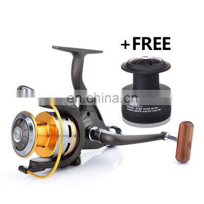 POP 9+1BB 2000-6000 5.1:1 Gear Ratio Aluminum Spool plus free shallow Line spool Spinning Fishing Reel